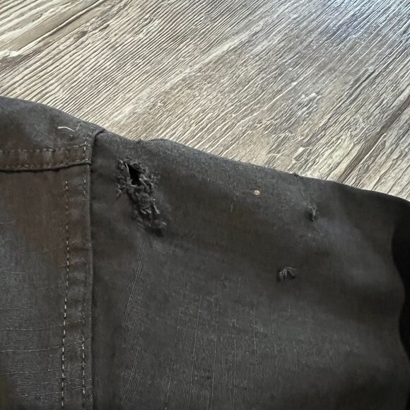 Vintage Military Utility Field Jacket Black L - Picture 7 of 7